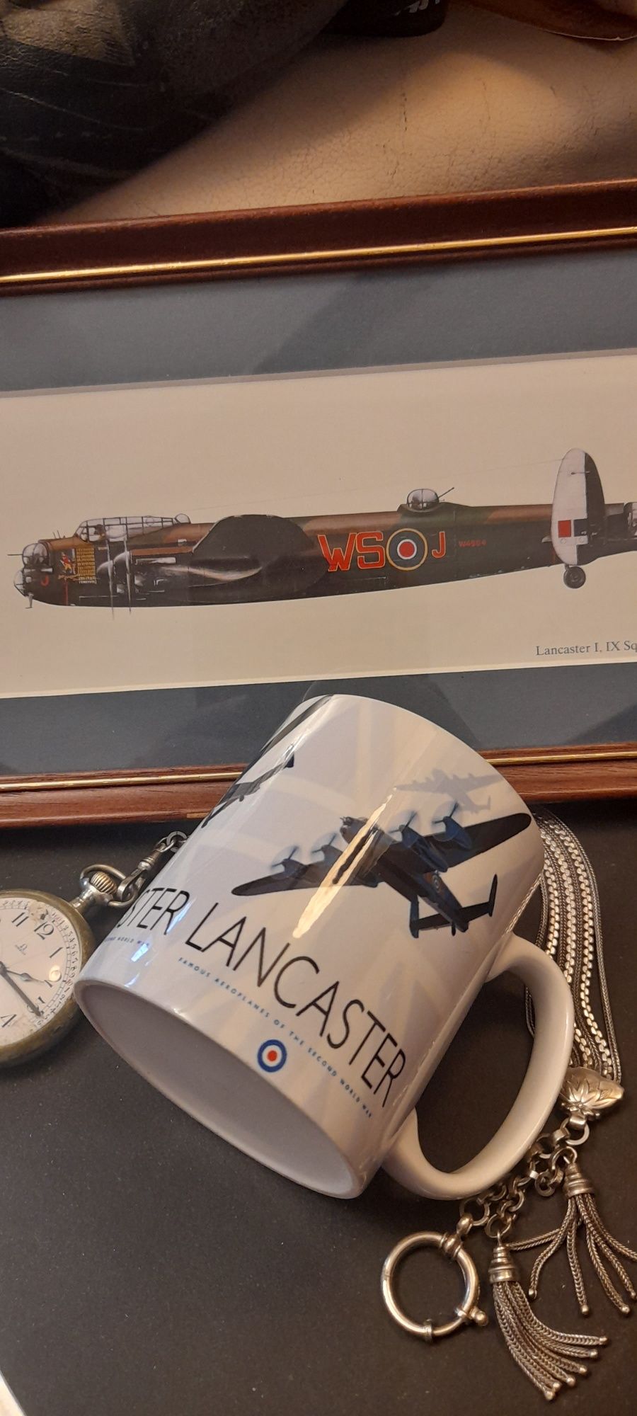 Tablou ,cana ,Lancaster bombardier