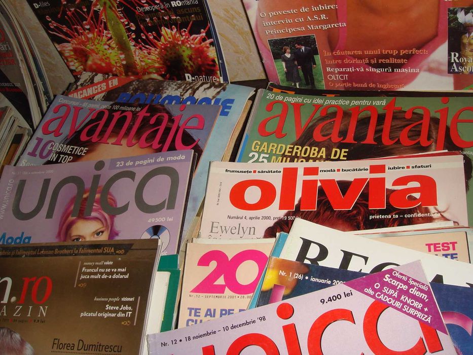 Reviste Romanesti 20 ani Tabu Viva Cosmopolitan Avantaje Olivia Unica