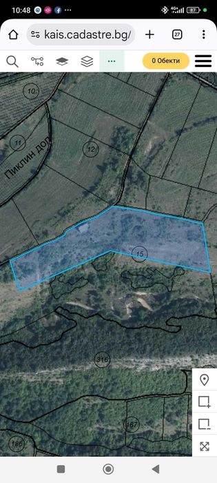 Продавам парцел 30 дка-мотописта
