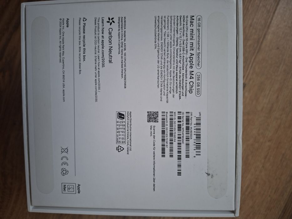 Unitate apple m4 chip