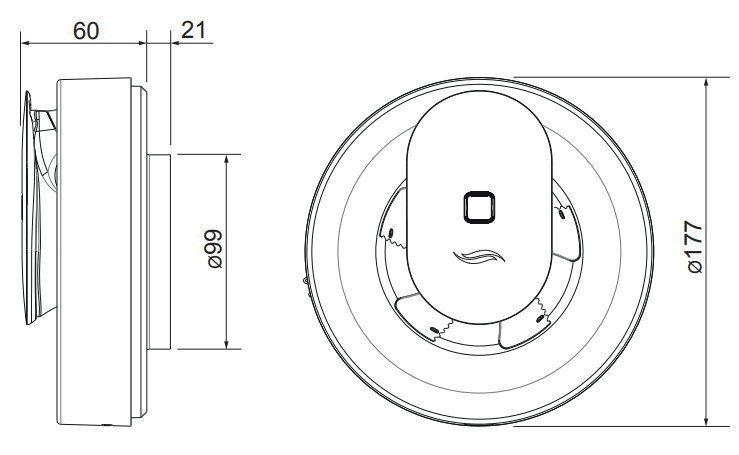 Ventilator baie inteligent Pulsar inVENTER aplicatia mobile iOS Google