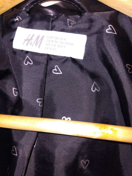 Кожено яке НМ 134 см. за момиче