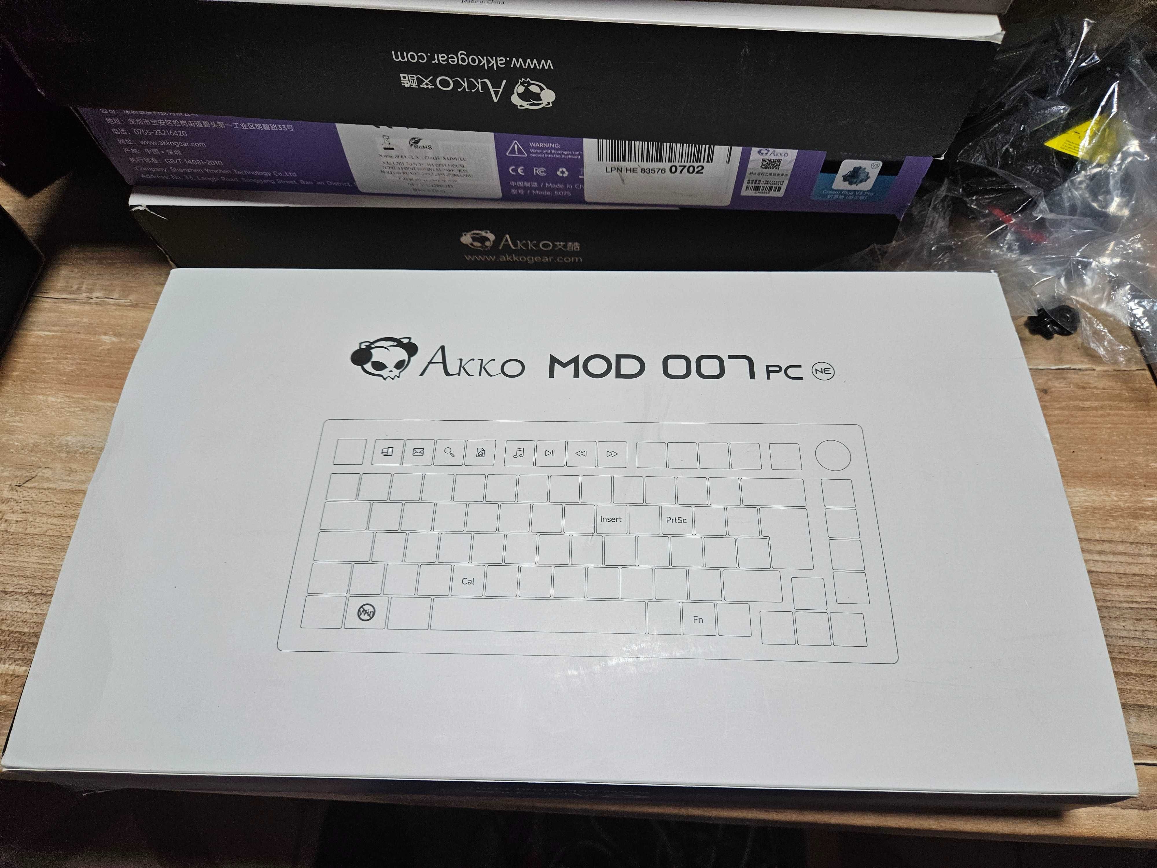 Tastatura mecanica fir Akko MOD007, switch linear hot swap, redus 60%