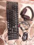 Set gaming tastatura,mouse și căști gaming