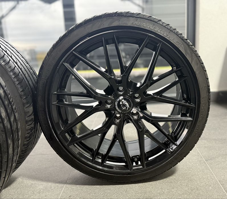 Jante roti Audi A4 A5 A6 A7 R19 negru negre 5x112 235 35 19 8,5J ET45