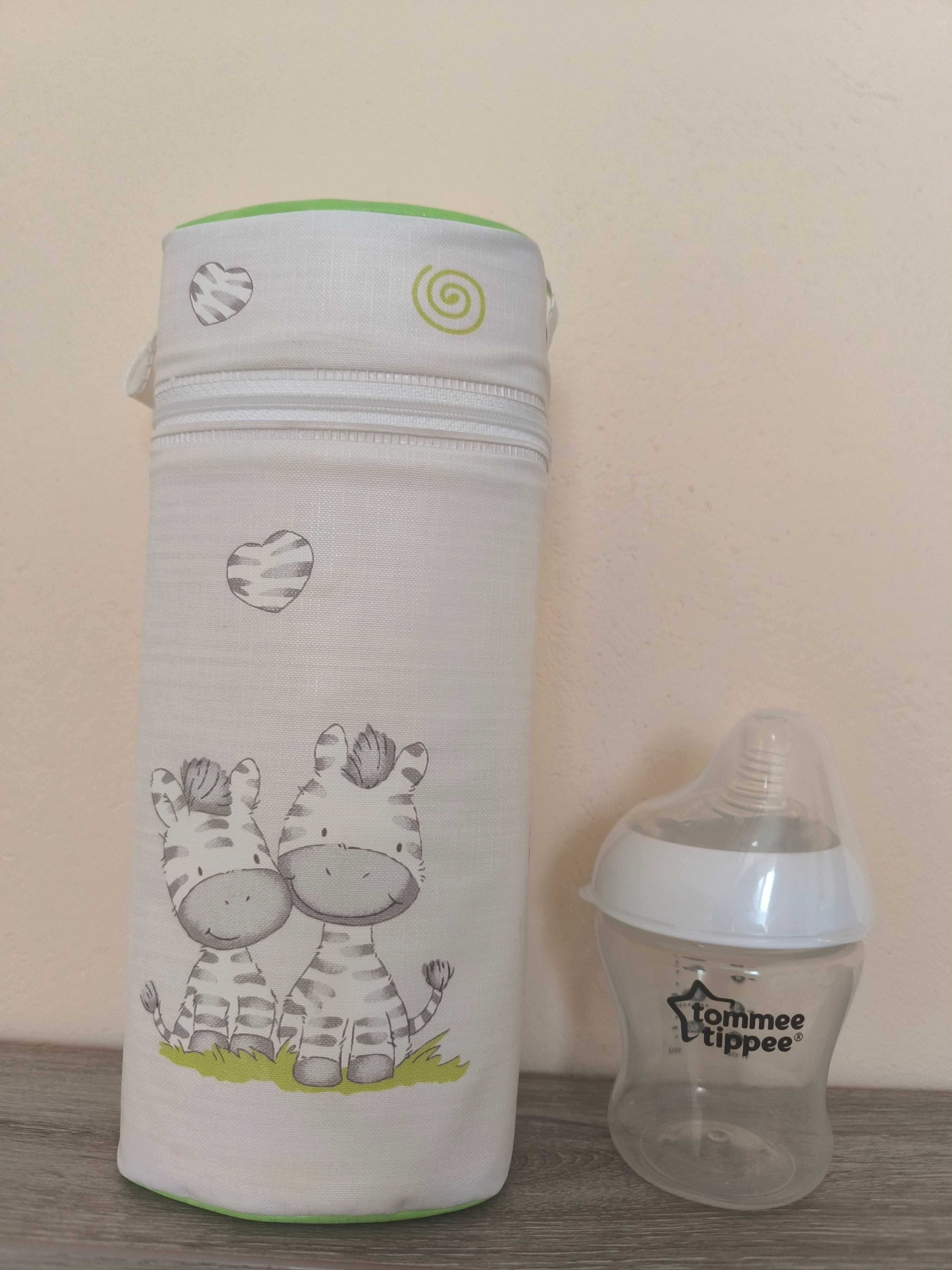 Термос за бебешки шишета + бебешко шише Томи Типи
