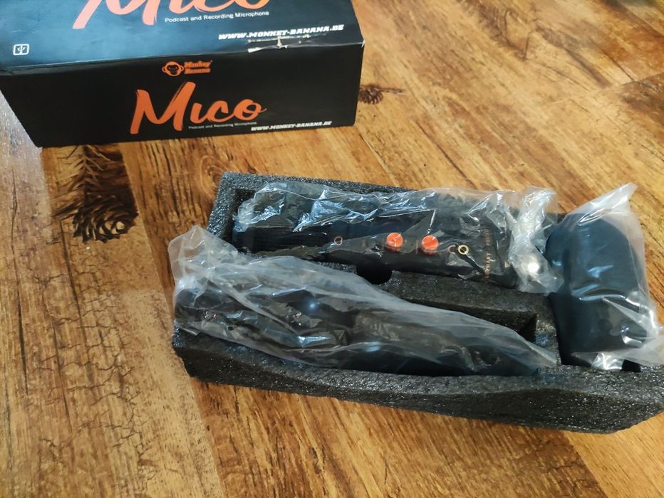 Microfon USB Monkey Banana Mico Set nou in cutie
