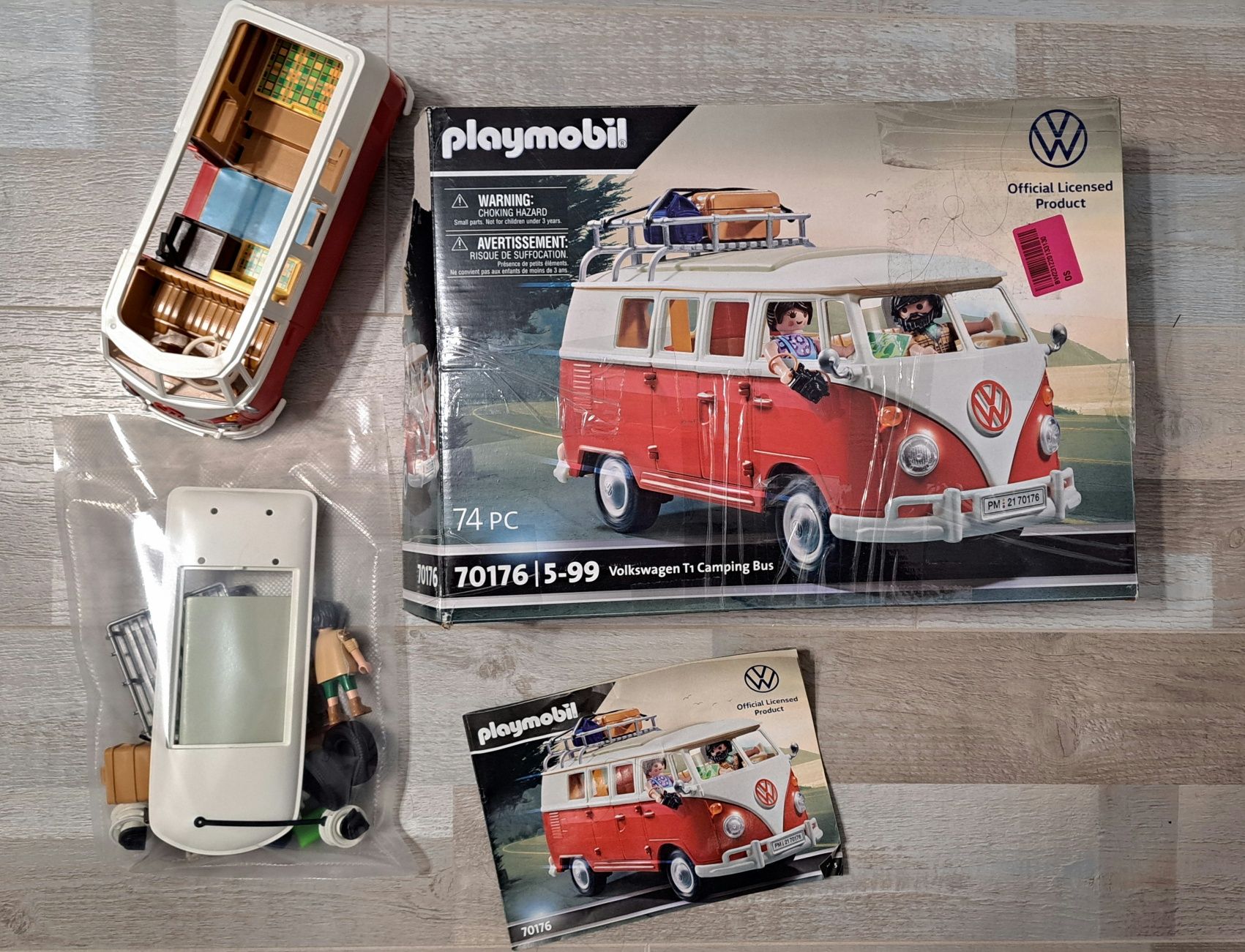 LEGO 70176  Къмпинг бус Volkswagen T1-Playmobil