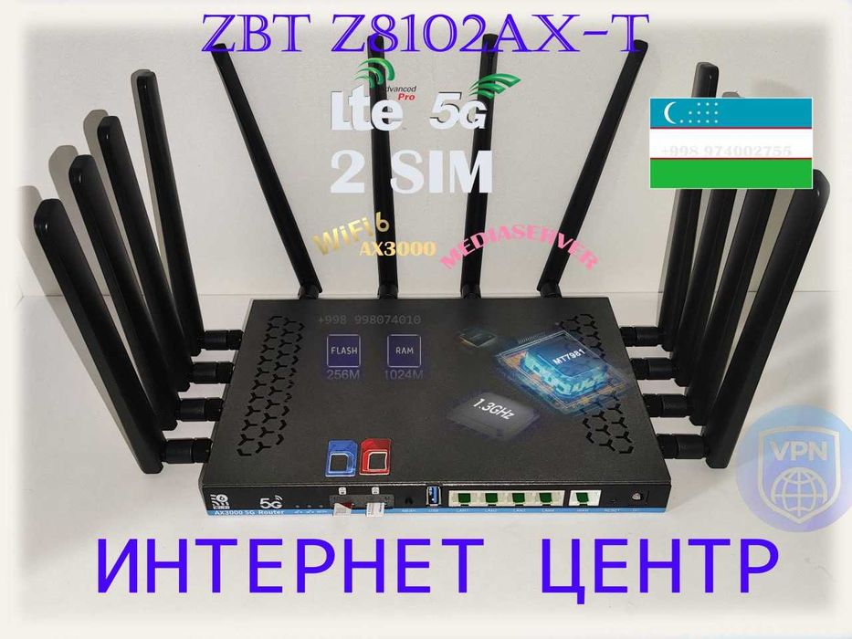 Z8102AX-T 4G 5G router, wifi, mt7981,  mikrotik deco nokia Keenetic OS