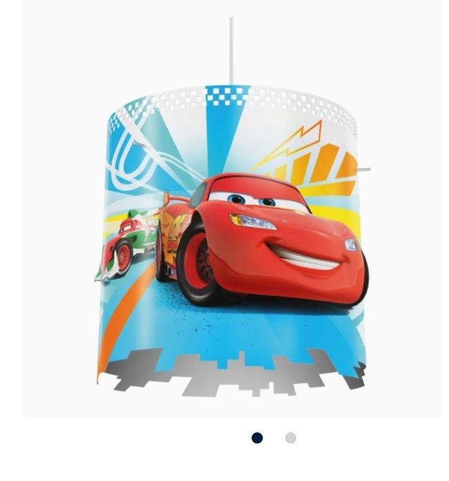 Tablou Cars Fulger McQueen, 16 butoni și lustra