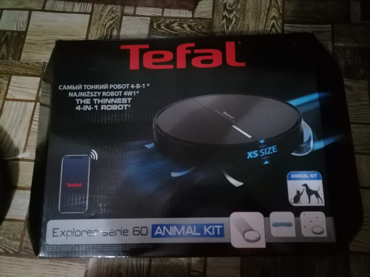 Моющий Робот-пылесос. Tefal