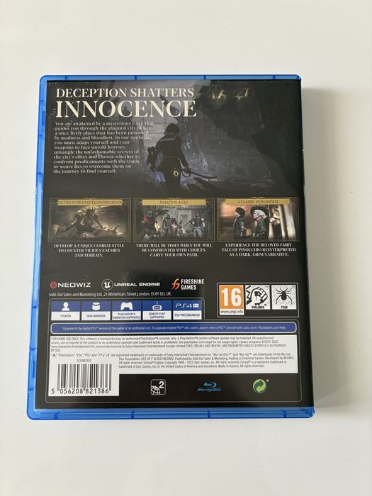 Lies of P PS4/PS5 Upgrade Gratis