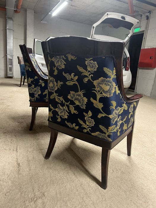 Ретро фотьойл от истиско дърво