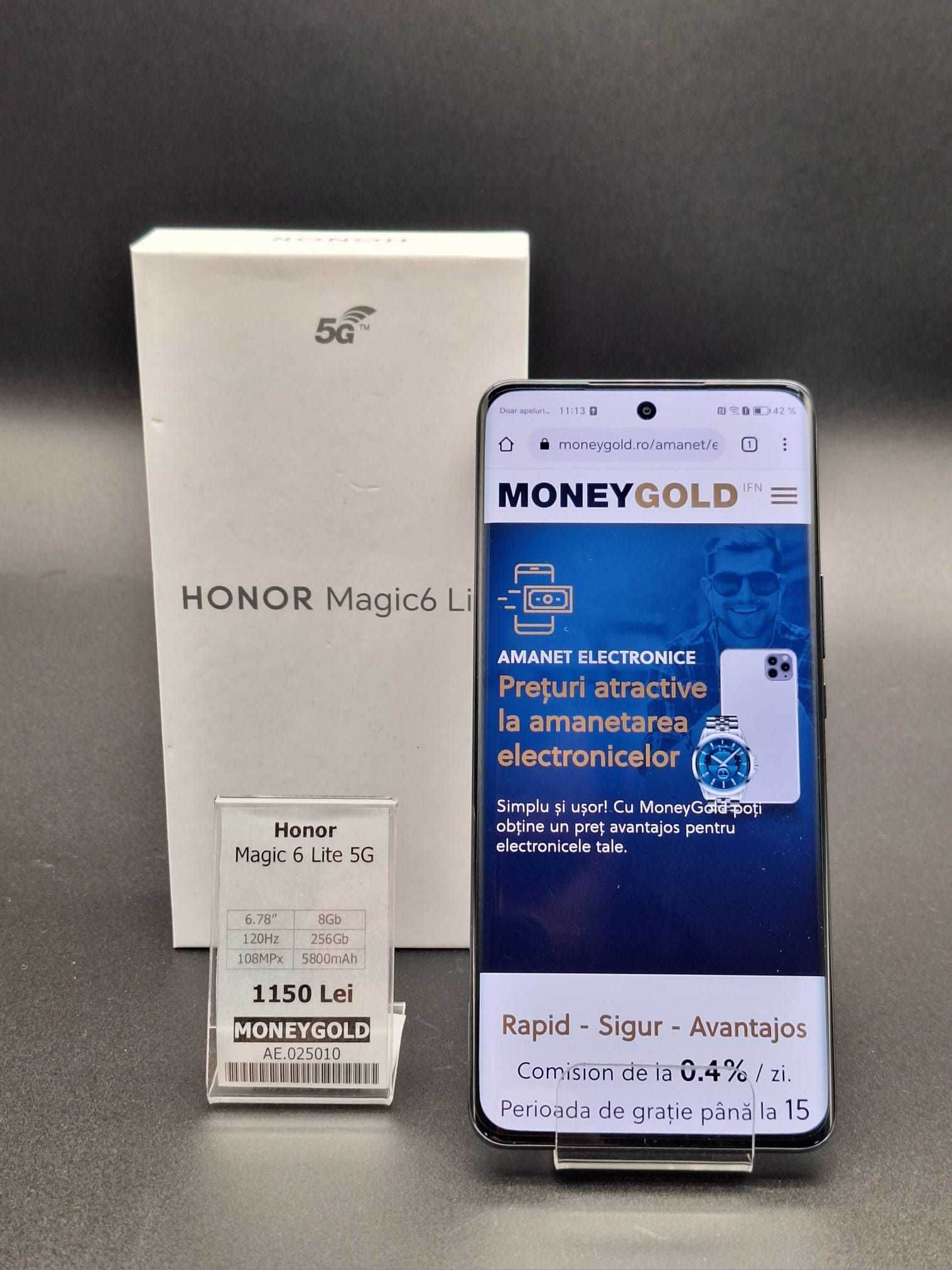 Telefon Honor Magic6 Lite MoneyGold AE.025010