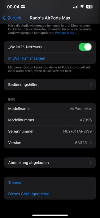 Air Pods Max без забележки