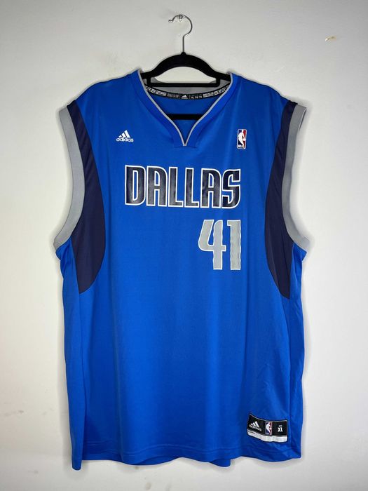 Adidas x NBA Dallas Nowitzki 41 Vintage Jersey 2011 Мъжки Потник