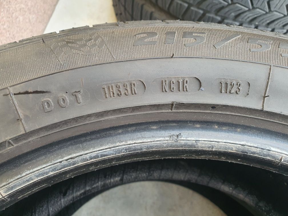 4 cauciucuri Debica de iarnă + 2 de vară (215/55R17)