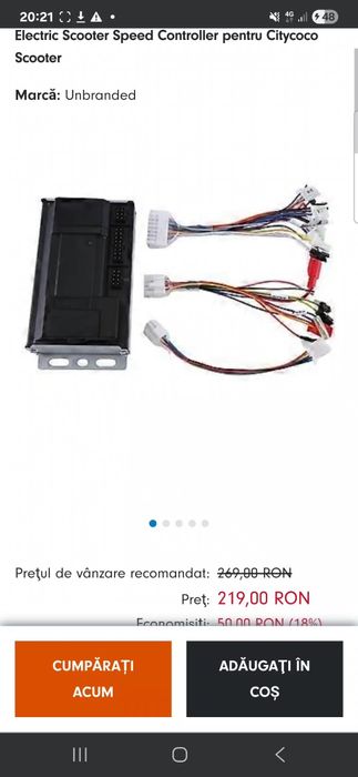 Controller trotineta 60V 3.000W