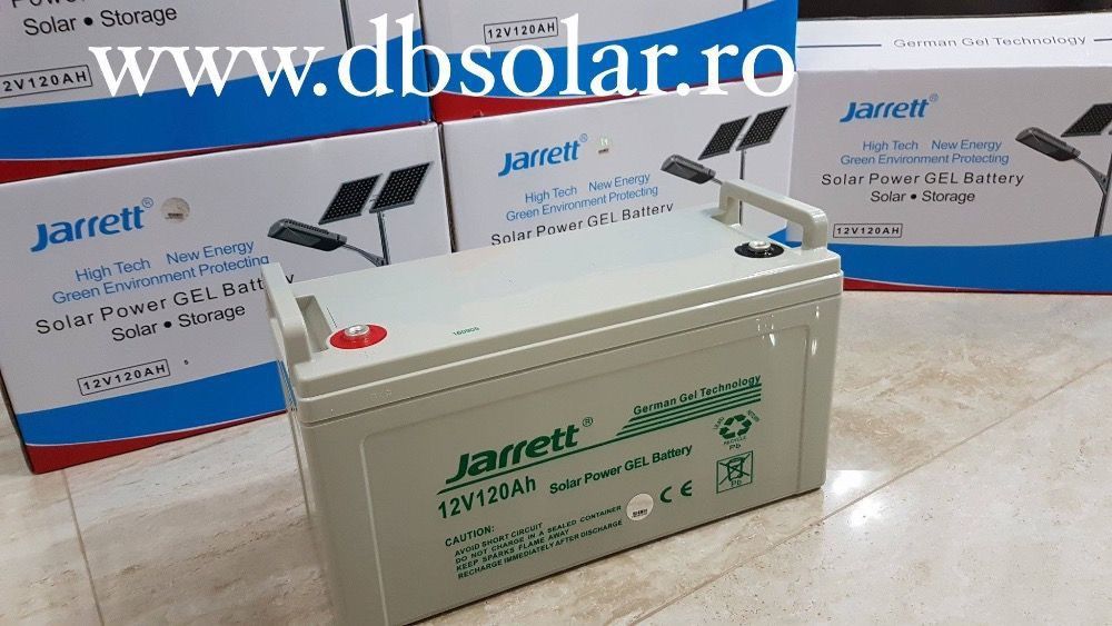 Acumulator Baterie Solara JARRETT GEL AGM 120 Ah 12V NOU ‼️