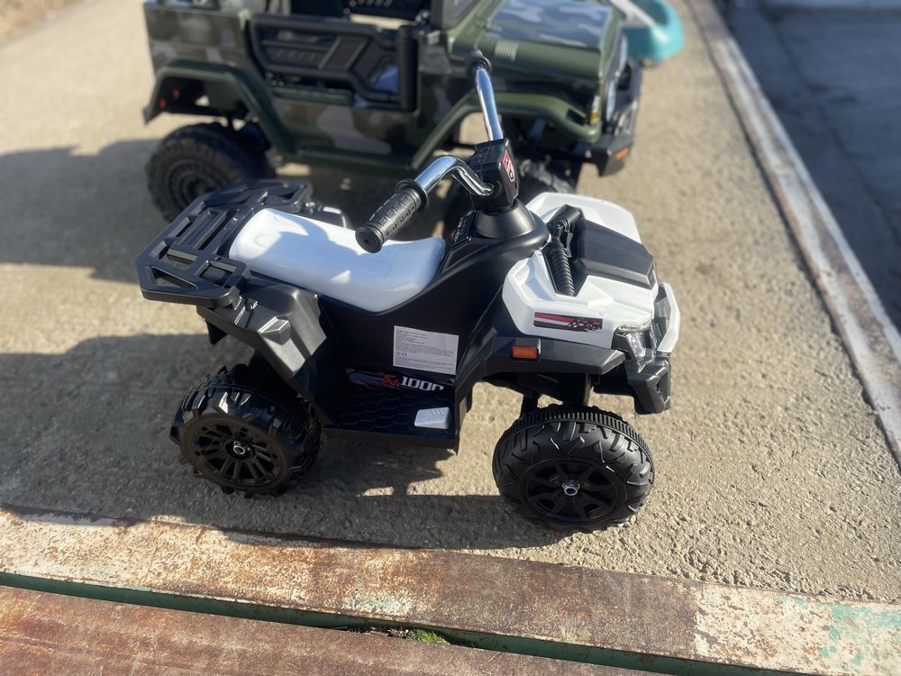 Atv electric cu lumini LED Nichiduta Speed White