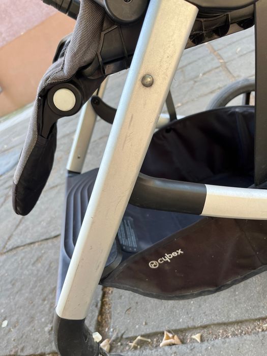 Cybex balios s lux количка сива с два коша
