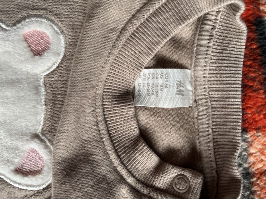 3бр зимни блузи унисекс размер 86