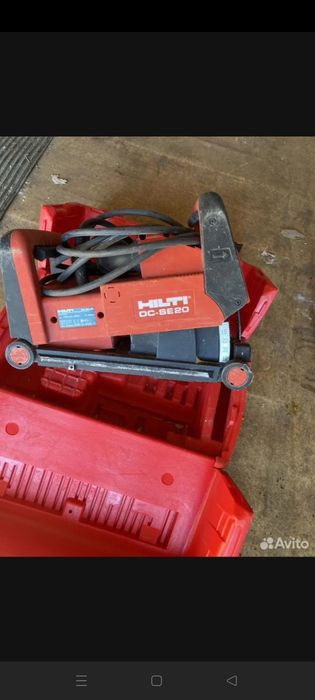 Хилти. Штроборез 125 мм. С пылесосом.