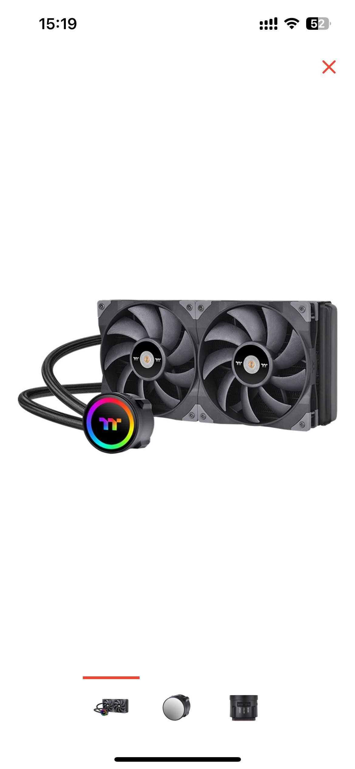 Система водяного охлаждения TOUGHLIQUID 280 ARGB Sync, новый