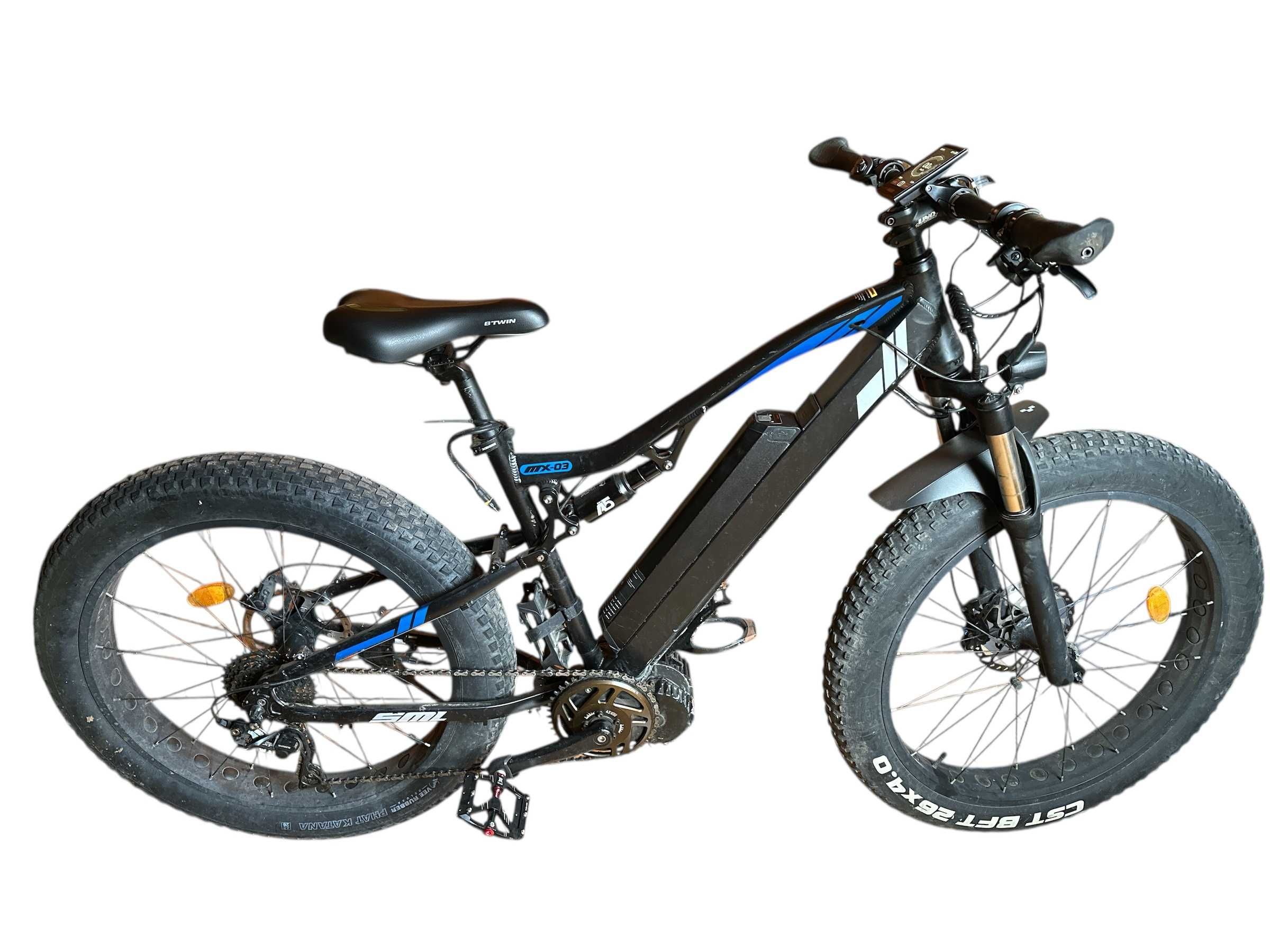 Bafang Mid-drive 48V 1000W 26" Electric Fat  Bike 15Ah/720Wh Battery