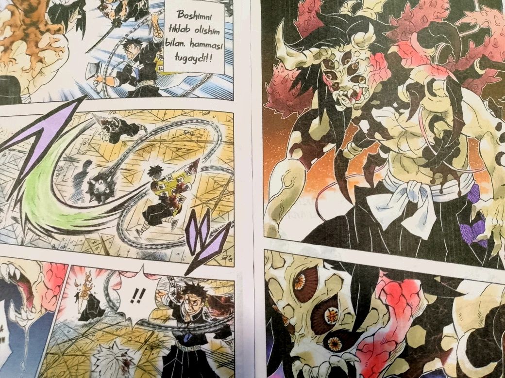 Iblislar qotili manga 20 (Demon slayer) oʻzbek tilida