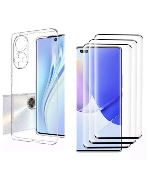 Huawei Nova 9 / 10 SE - Husa Secure Case Ultra Slim + Folie Sticla 6D