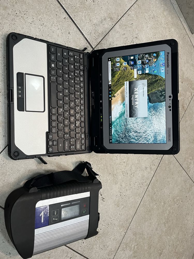 Mb star C 4 Mercedes + 2-in-1 Panasonic Toughbook CF-20,i5,8gb,256 SSD