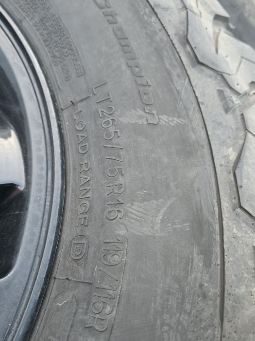 4 Броя 265/75/16 BFGoodrich 10mm