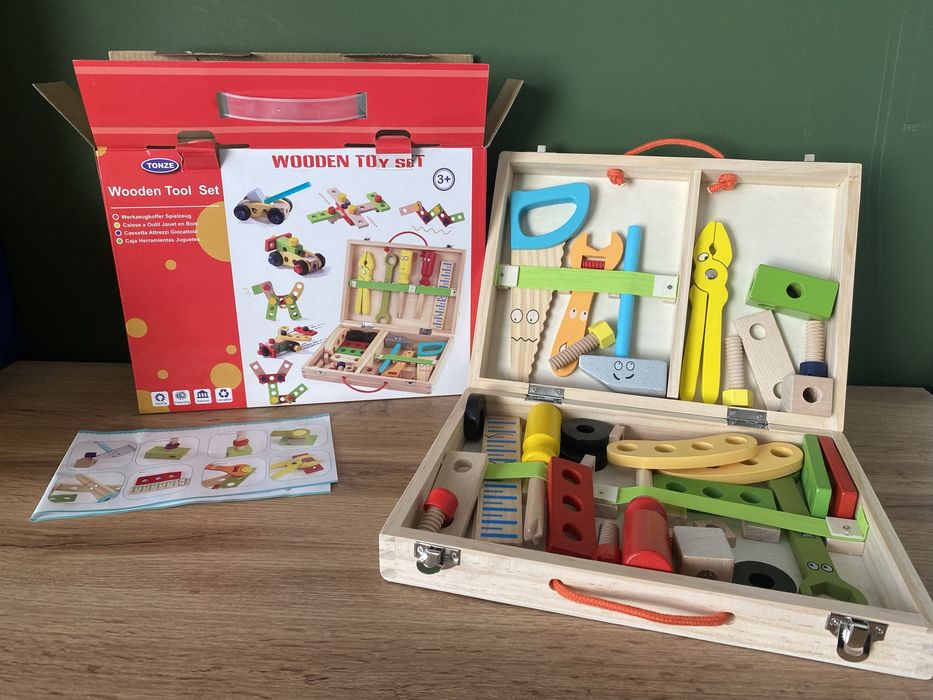 Намалени! Нови детски дървени играчки (3+)