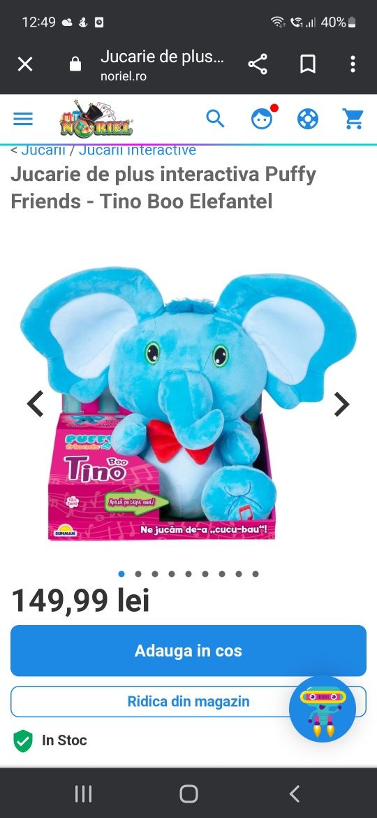 Elefant Tino Boo