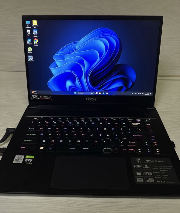 MSI noutbok i7 2070 8Gb