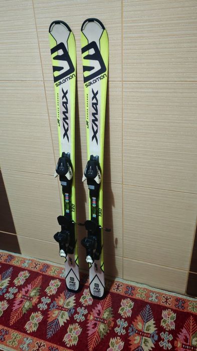 Schiuri 130cm salomon x max-clapari ski/ set