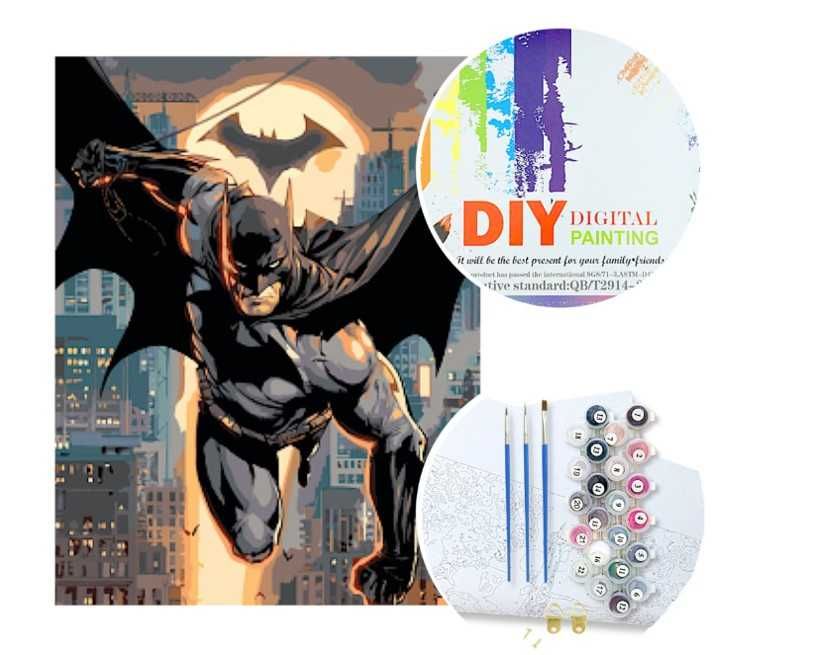 Картина за рисуване по номера BATMAN