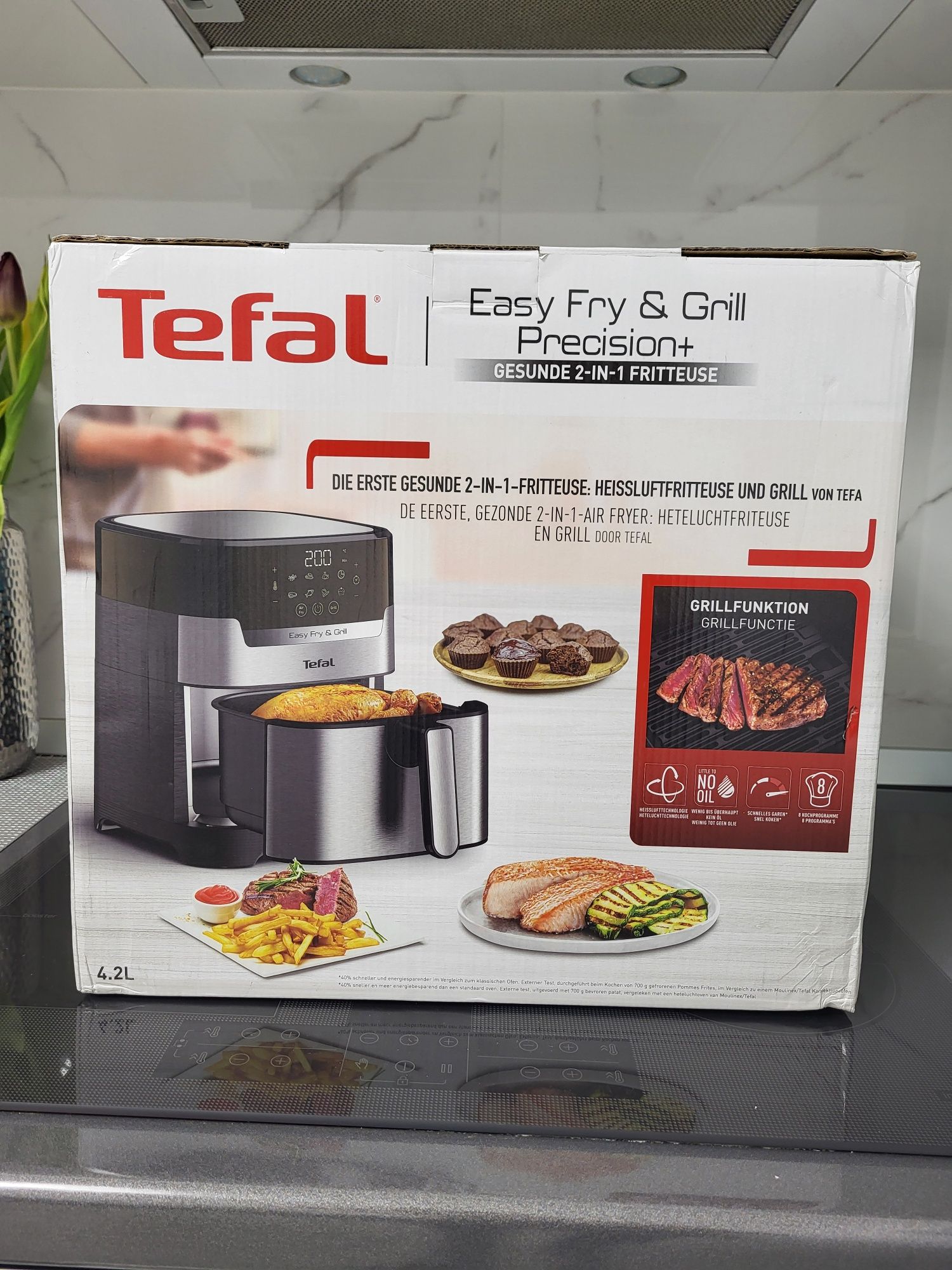 Friteuza cu aer cald Tefal XXL NOUĂ 50% REDUCERE