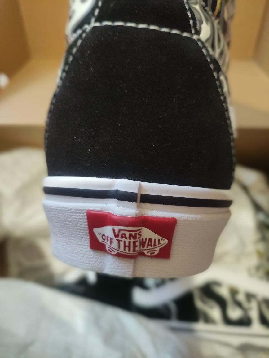 Vans SK8 Hi Skull Flame