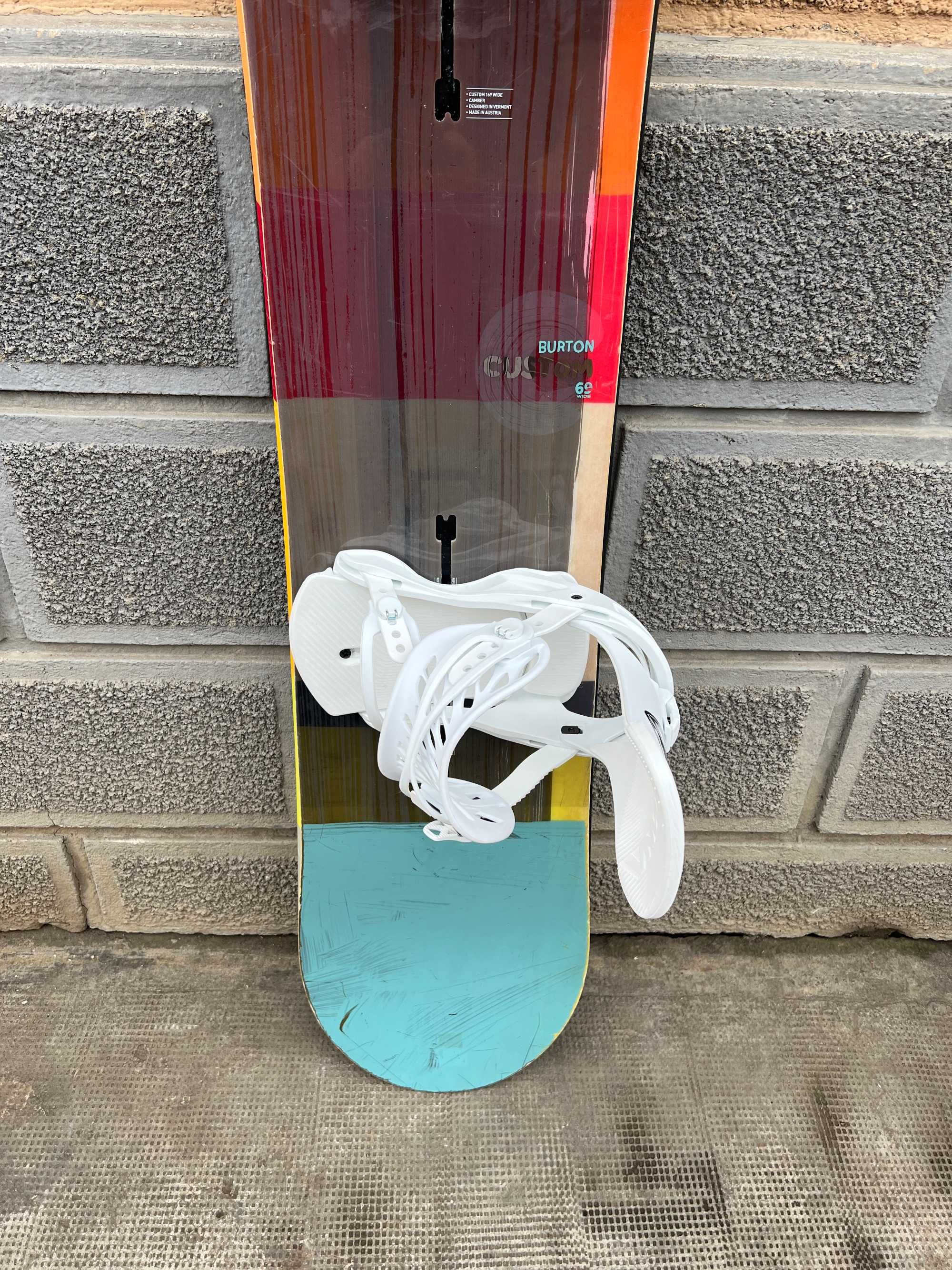 placa snowboard burton custom wide L169cm