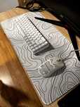 Бял Mouse pad 60/30