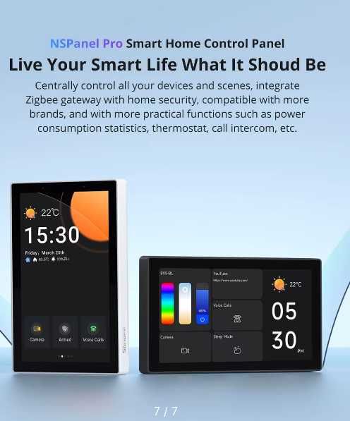 Панель управления умный дом SONOFF NSPanel Pro 120 Type Zigbee 3.0