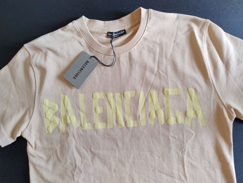 Balenciaga yellow tape