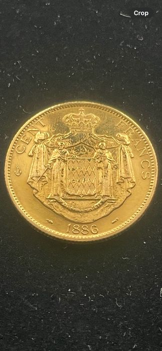 Златна монета 100 франка