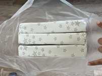 Сгъваем матрак CHIPOLINO 60x120x6 см – бял с сиви звездички