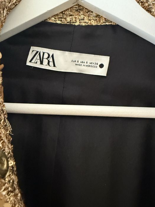 Zara златисто яке S