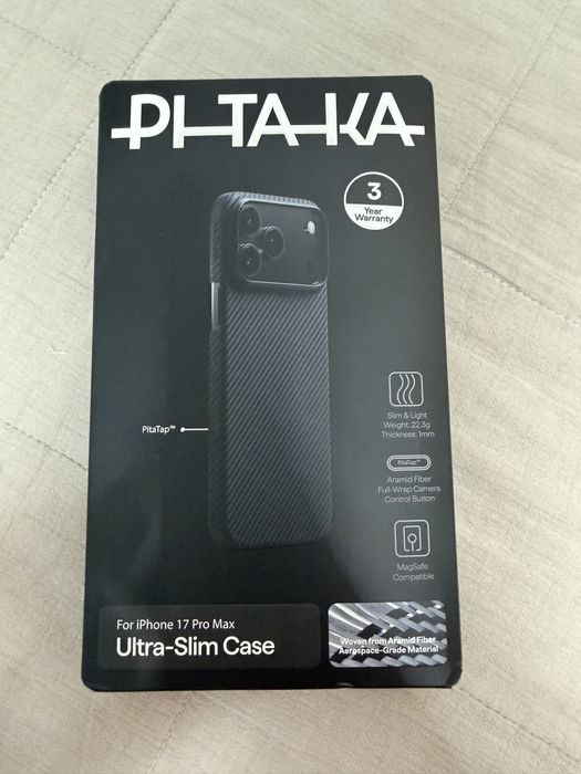 Carcasa Pitaka Kevlar, iPhone 17 Pro Max