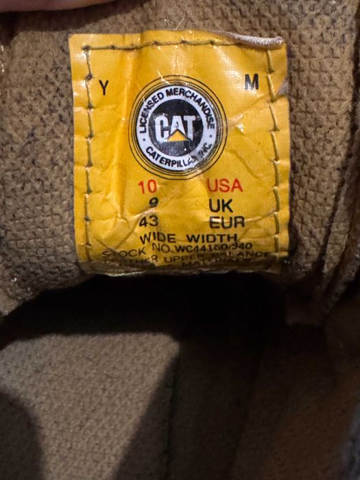 Bocanci Caterpillar Columbia, piele naturala, impermeabili, marime 43