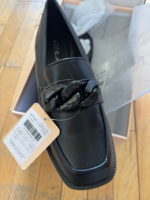 Дамски черни мокасини